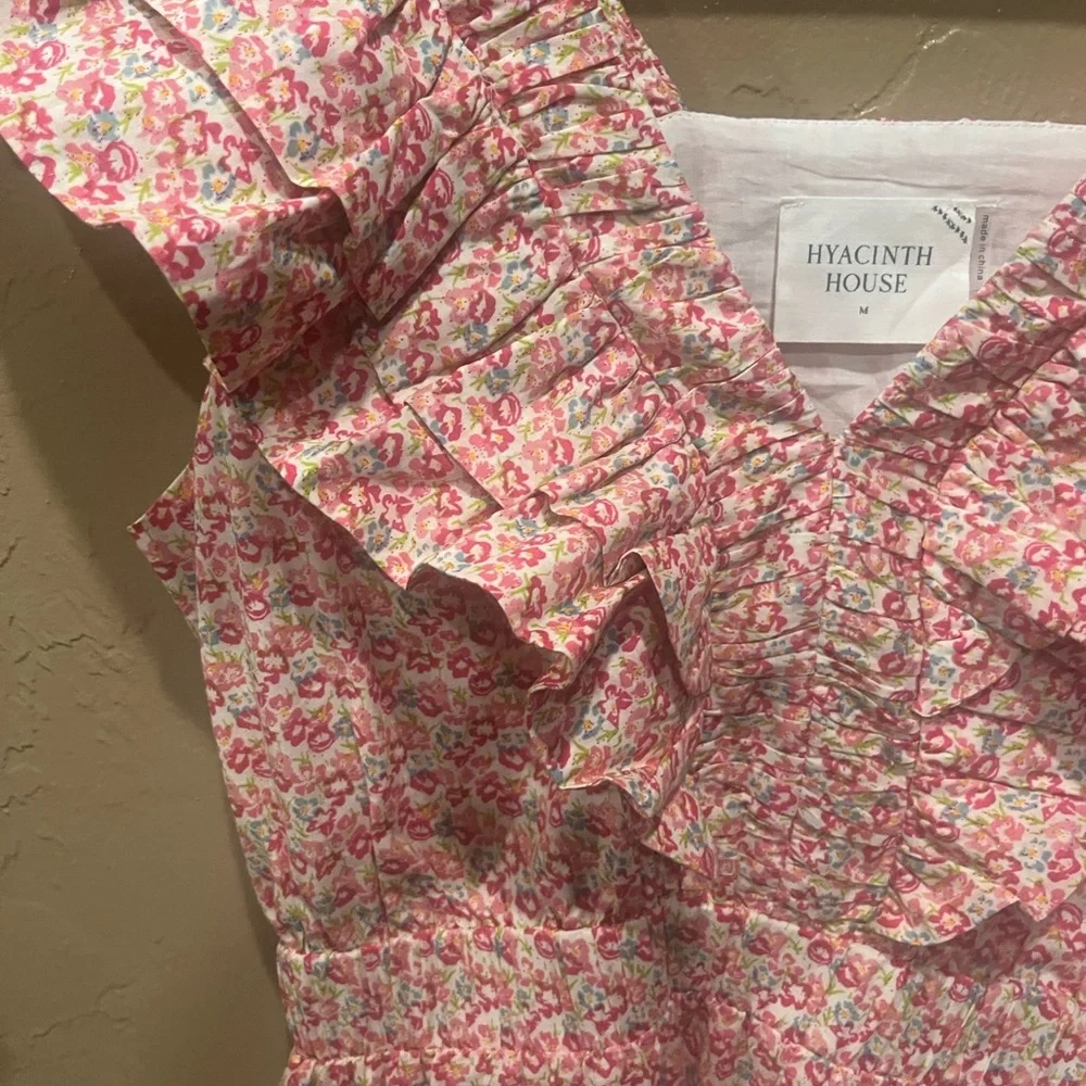 Hyacinth House Pink Ruffled Mini Dress - Picture 8 of 8